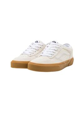 Sapatos Vans Rowley branco para homem.