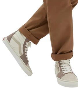 Tênis Vans SK8 Hi Cinza para Mulher.