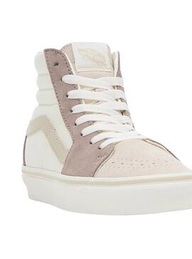 Tênis Vans SK8 Hi Cinza para Mulher.