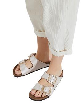 Sandálias Birkenstock Big Buckle Nacar para Mulher.