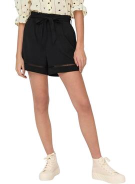 Shorts Only Franci Negro para Mulher.