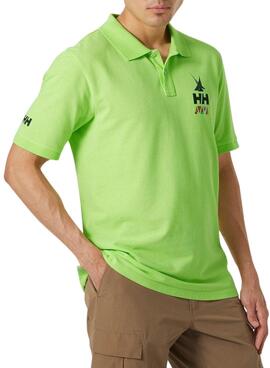 Camisa Helly Hansen Koster Verde para Homem.