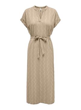 Vestido Only Dia Beige Para Mulher