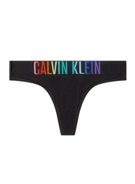 Calcinha Calvin Klein Jeans Pride Preta Para Mulher