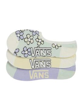 Pack de meias Vans Natures Pinkies