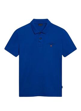 Camisa Polo Napapijri Elbas Azul para Homem