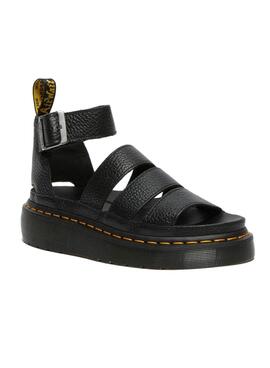 Sandálias Dr. Martens Clarissa II Quad Negro para Mulher.