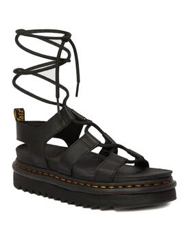 Sandálias Dr. Martens Nartilla Pretas Para Mulher.