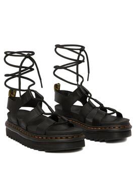 Sandálias Dr. Martens Nartilla Pretas Para Mulher.
