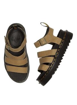 Sandálias Dr. Martens Blaire em Tostado para Mulher.