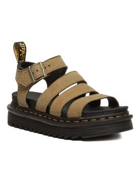 Sandálias Dr. Martens Blaire em Tostado para Mulher.