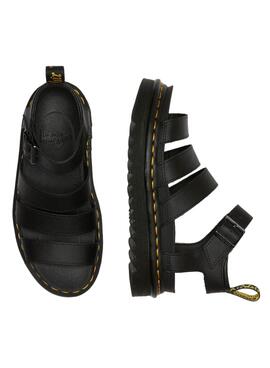 Sandálias Dr. Martens Blaire Preto para Mulher.