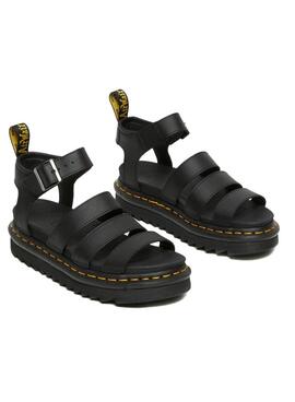 Sandálias Dr. Martens Blaire Preto para Mulher.