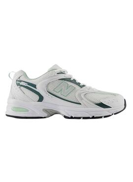 Sapatilhas New Balance 530 Branco Verde Para Mulher.