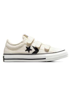 Tênis Star Player Easy-On Bege para Crianças