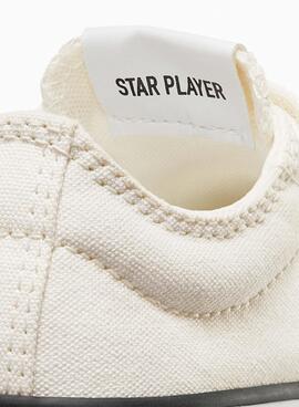Tênis Star Player Easy-On Bege para Crianças