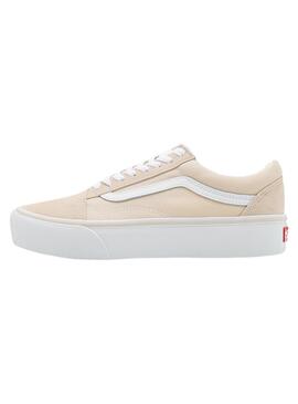 Sapatilhas Vans Old Skool Bege para Mulher.
