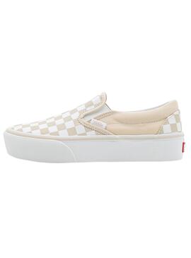 Sapatilhas Vans Clássicas Bege para Mulheres