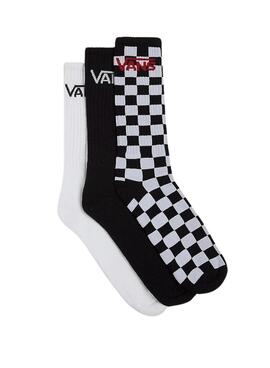 Pacote de Meias Vans Checkerboard para Mulher e Homen