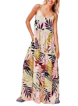 Vestido Only Sandie Tropical Para Mulher