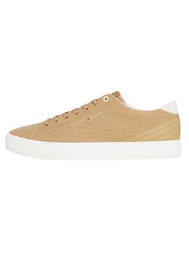 Sapatilhas Tommy Hilfiger Essential Camel para Homem