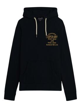Moletom Superdry Workwear Azul Marinho Para Homem