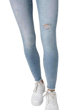 Calça jeans ONLY Blush Mid Azul para Mulher.