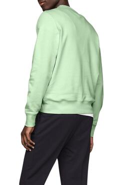 Moletom Tommy Hilfiger Logo Verde Menta Para Homem