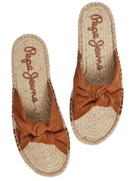 Sandálias Pepe Jeans Siva Marrom Para Mulher