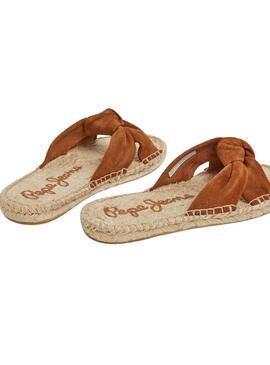 Sandálias Pepe Jeans Siva Marrom Para Mulher
