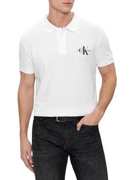 Camisa Calvin Klein Jeans Monologue Branca.