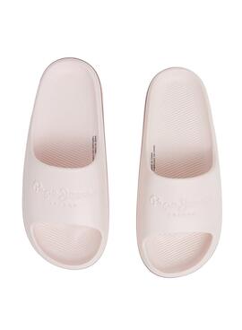 Chinelos Pepe Jeans Beach Slide Rosa para Mulher.