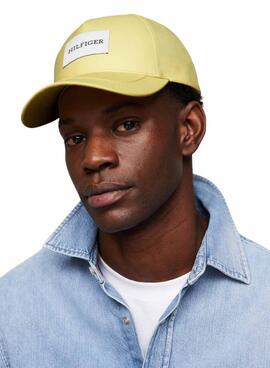 Boné Tommy Hilfiger Monotype Amarelo Para Homem