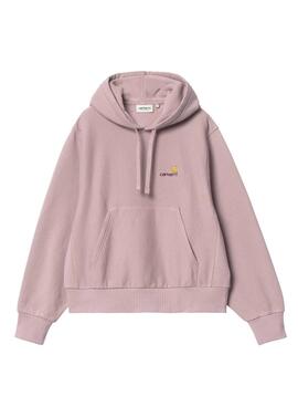 Moletom Carhartt American Script Rosa para Mulher