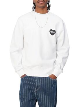 Moletom Carhartt Heart Bandana Branco Para Homem