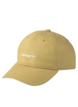 Boné Carhartt Canvas Script Amarelo para Homens e Mulheres