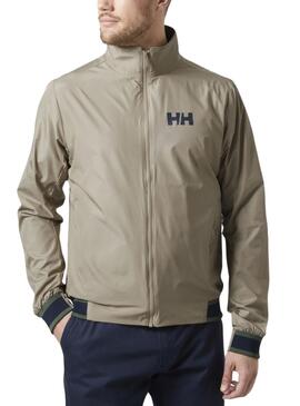 Jaqueta Helly Hansen Salt Windbreaker Marrom para Homem