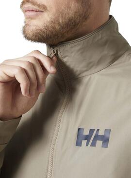 Jaqueta Helly Hansen Salt Windbreaker Marrom para Homem