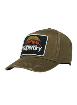 Boné Superdry Graphic Verde para Mulher