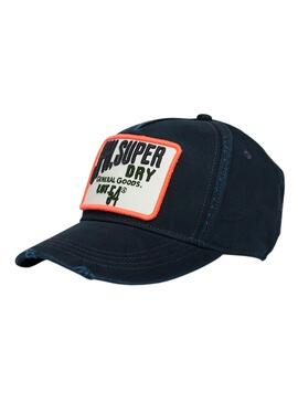 Boné Superdry Graphic Navy para Mulher