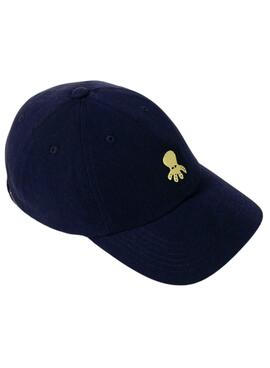 Boné El Pulpo Washed Logo Marinho Para Homem