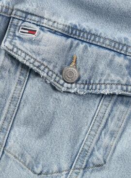 Jaqueta jeans Tommy Jeans Aiden Oversize para homem
