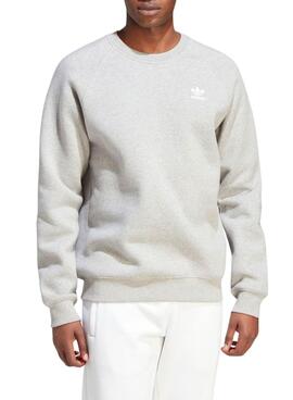 Moletom Adidas Trefoil Essentials Cinza para Homem