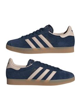 Sapatilhas Adidas Gazelle Azul-marinho para Mulheres e Homens