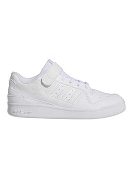 Sapatilhas Adidas Forum Low Branco para meninas e meninos.