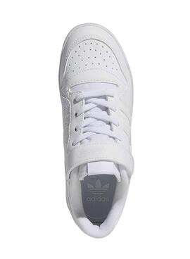 Sapatilhas Adidas Forum Low Branco para meninas e meninos.