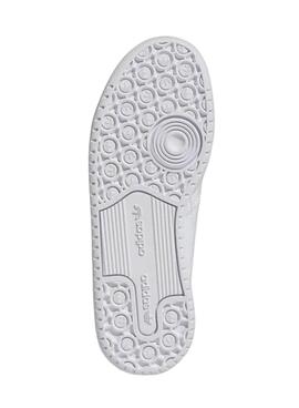 Sapatilhas Adidas Forum Low Branco para meninas e meninos.
