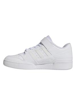 Sapatilhas Adidas Forum Low Branco para meninas e meninos.