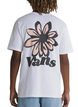 Camisa Vans Brush Petal Branca Para Homem