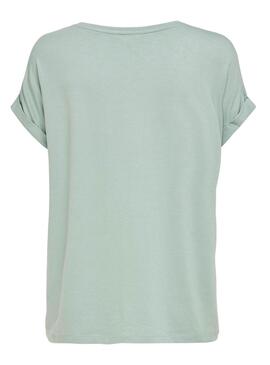 Camiseta Only Moster Turquesa Para Mulher